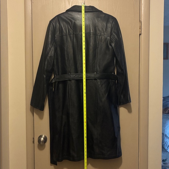 Wilsons Leather Women's Black Long Coat - Picture 8 of 8